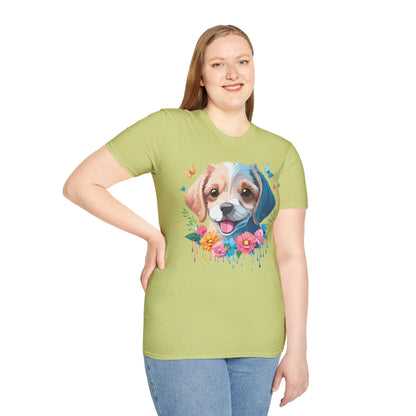 Dog Shirt Unisex Softstyle Tee Gildan 64000 100 Percent Ring Spun Cotton