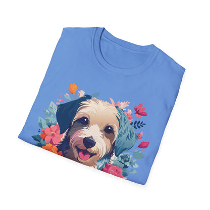Dog Shirt Unisex Animal Tee Made From 100 Percent Ring Spun Cotton