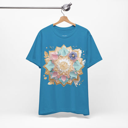 Natural Cotton Tee Shirt - Medallion Collection Printify