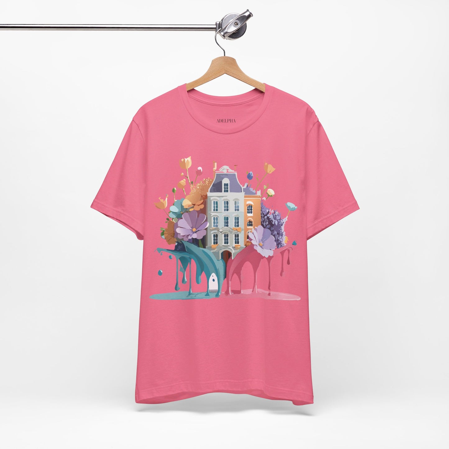 Natural Cotton Tee Shirt - Beautiful Places Collection - Amsterdam