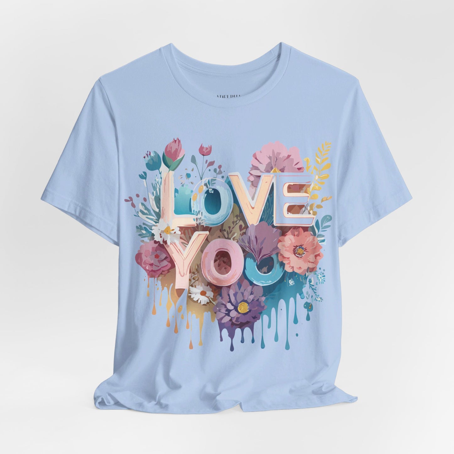 Natural Cotton Tee Shirt - Love story Collection