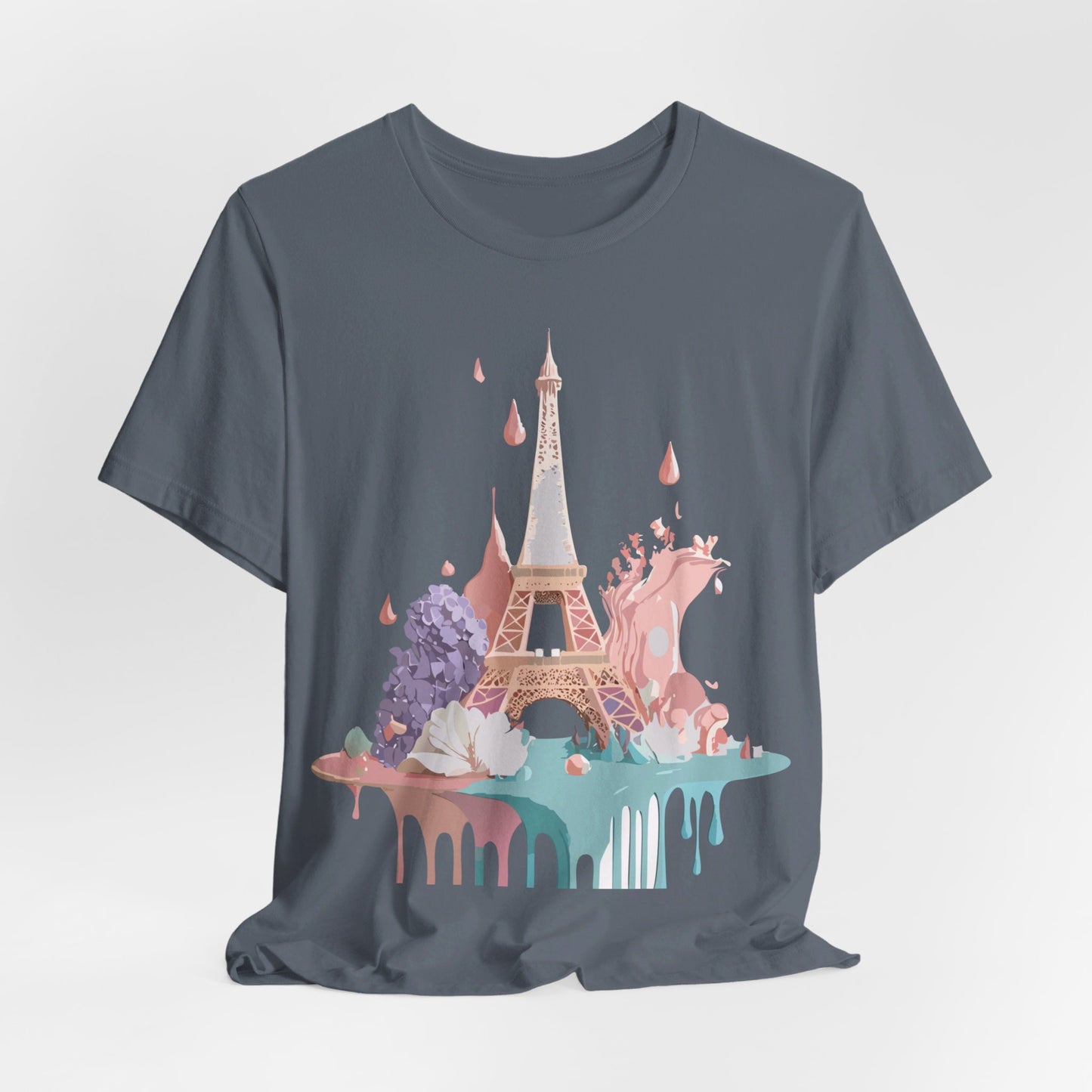 Natural Cotton Tee Shirt - Beautiful Places Collection - Paris