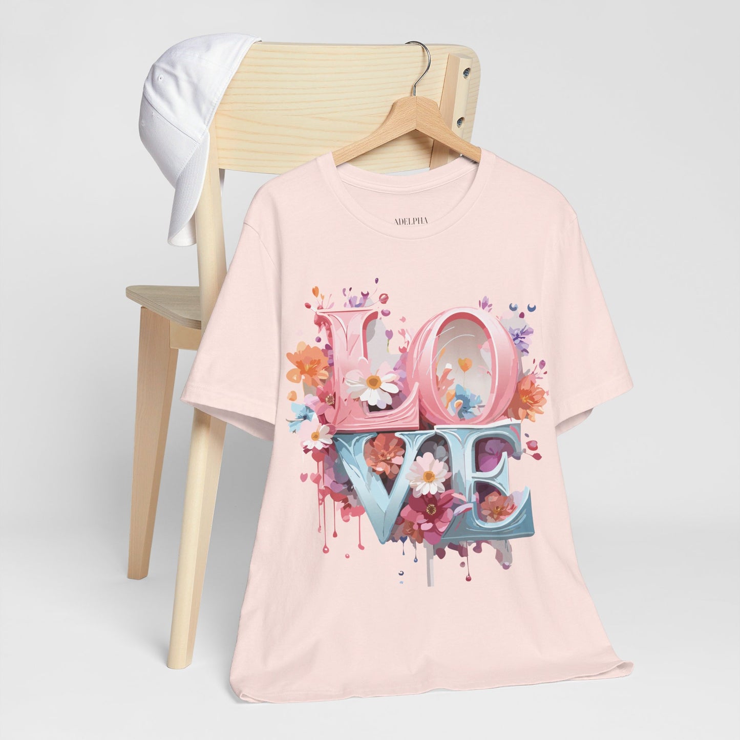 T-shirt en coton naturel - Collection Love story