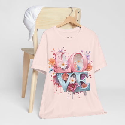 Natural Cotton Tee Shirt - Love story Collection Printify