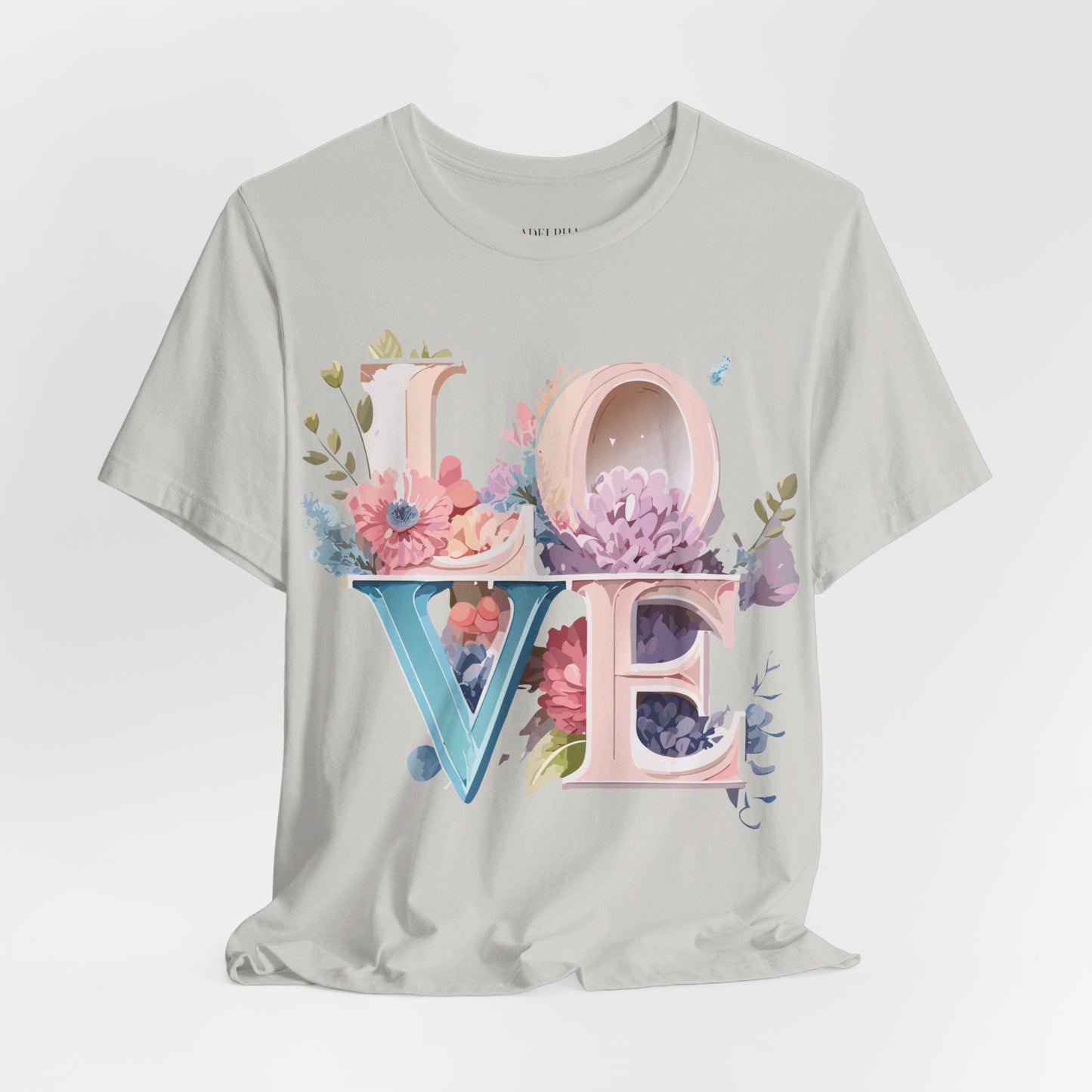 T-Shirt aus natürlicher Baumwolle – Love Story-Kollektion