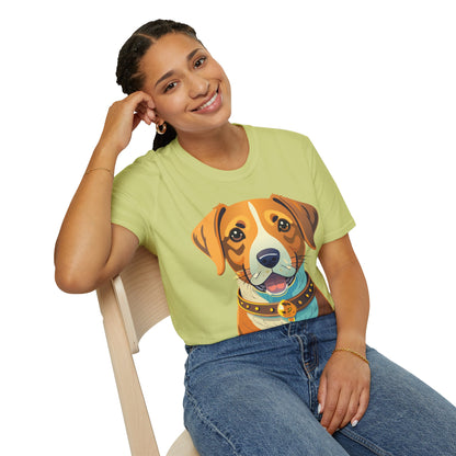 Dog Shirt Unisex Animal Tee Gildan Softstyle 64000 Cotton Tee