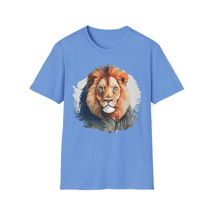 Lion Shirt Unisex Animal Tee Gildan Softstyle 64000 100 Percent Ring Spun Cotton