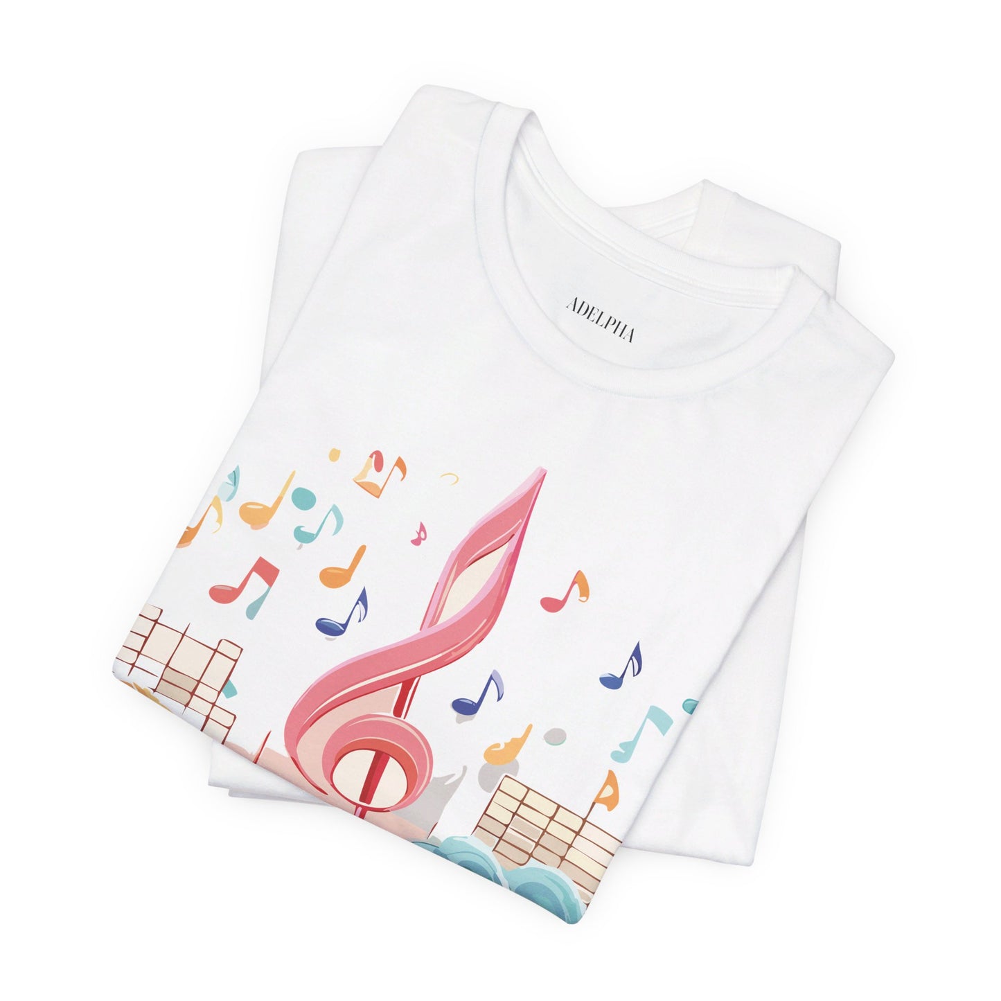 T-shirt en coton naturel - Collection Musique