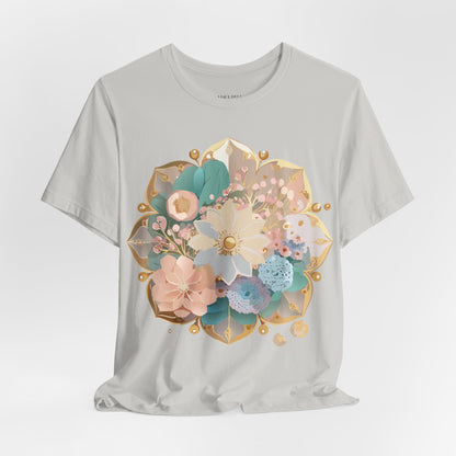 Natural Cotton Tee Shirt - Medallion Collection Printify