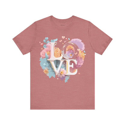 Natural Cotton Tee Shirt - Love story Collection Printify