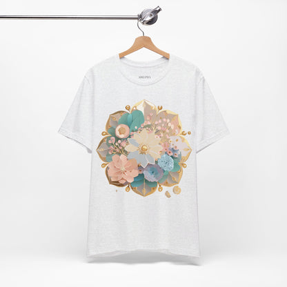 Natural Cotton Tee Shirt - Medallion Collection Printify