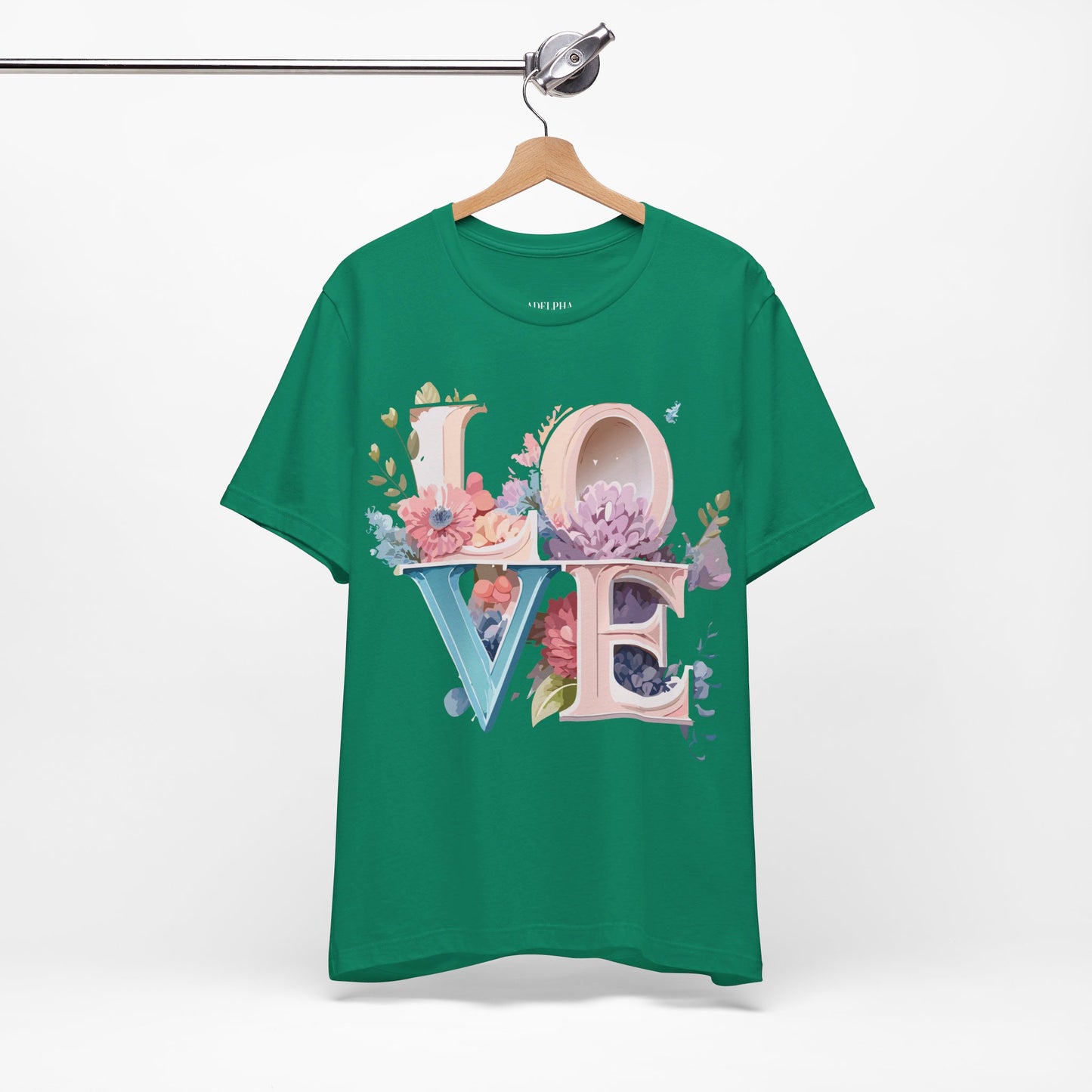 T-Shirt aus natürlicher Baumwolle – Love Story Collection