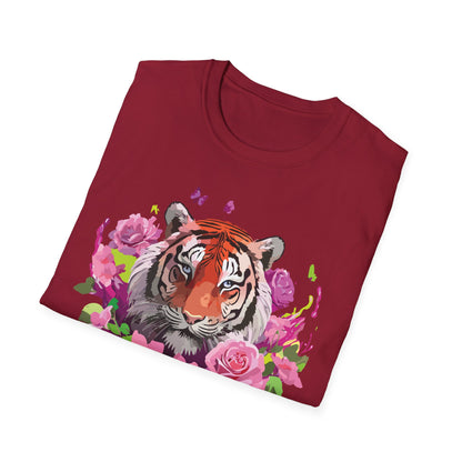 Tiger Shirt Unisex Tee Gildan Softstyle 64000 Ring Spun Cotton