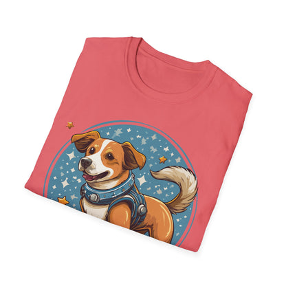 Unisex Dog And Animal Print Shirt Gildan Softstyle 64000 Tee