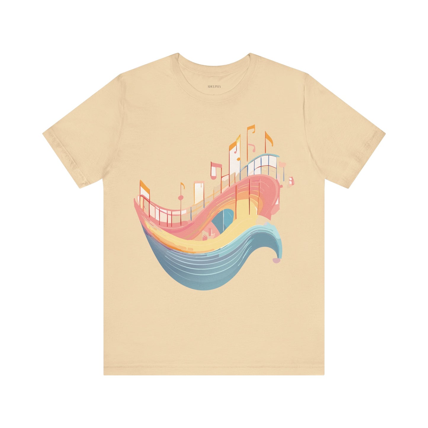 Natural Cotton Tee Shirt - Music collection