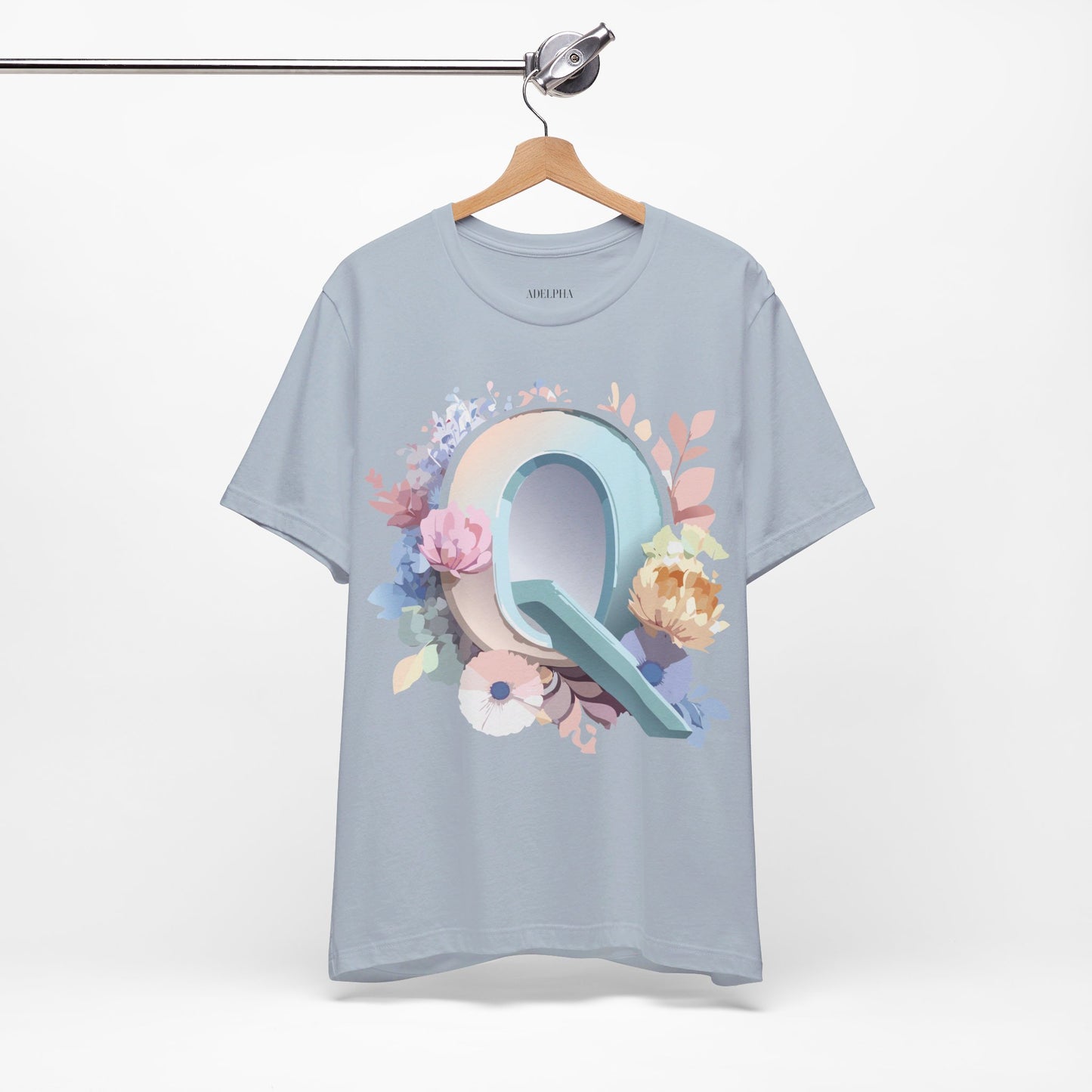 T-shirt en coton naturel - Collection Lettres - Q