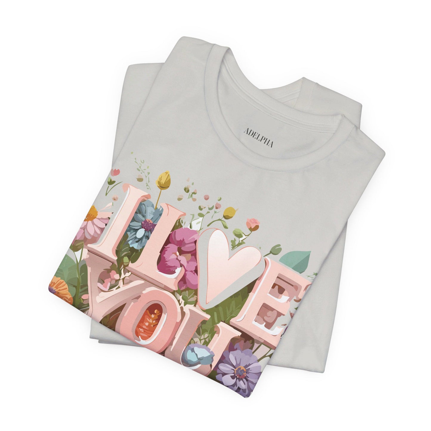 Natural Cotton Tee Shirt - Love story Collection