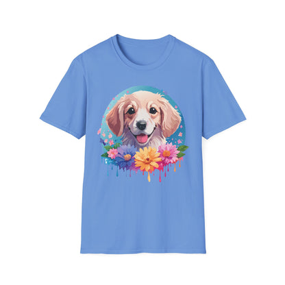 Unisex Dog Shirt Animal Tee Gildan Softstyle 64000 100 Percent Cotton