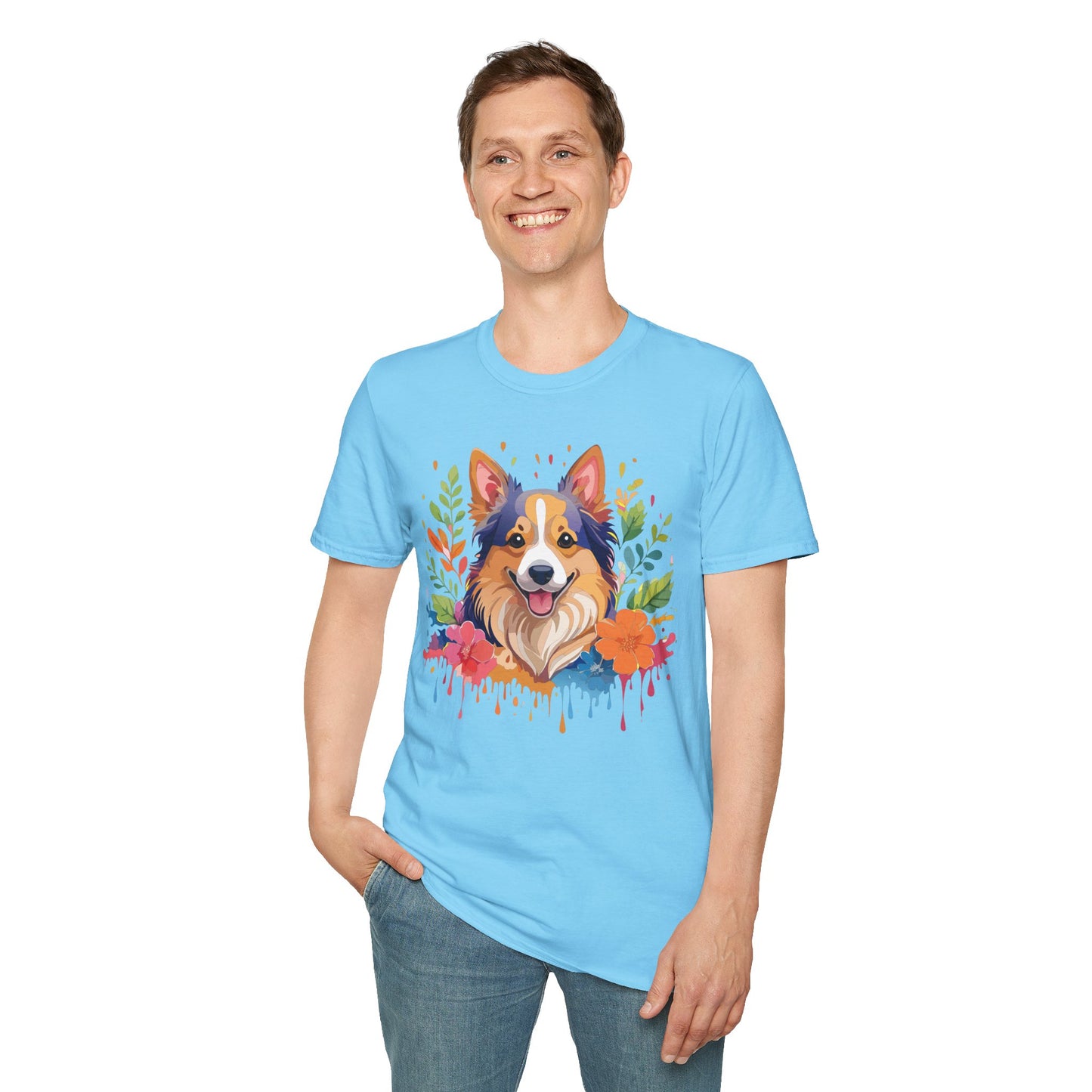 Dog Shirt, Shirt with Dog, Animal Tee, Shirt with Animals