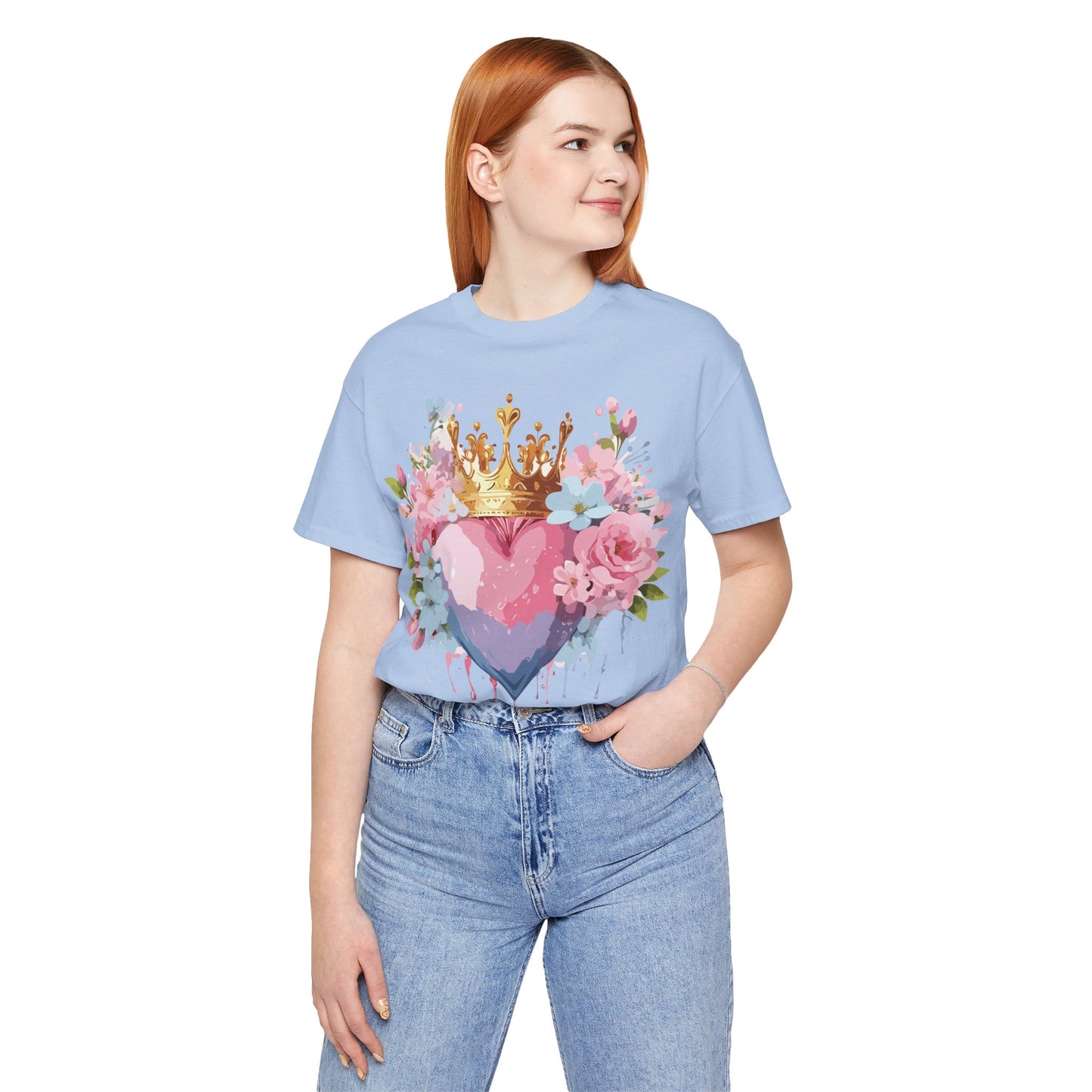 Natural Cotton Tee Shirt - Love story Collection