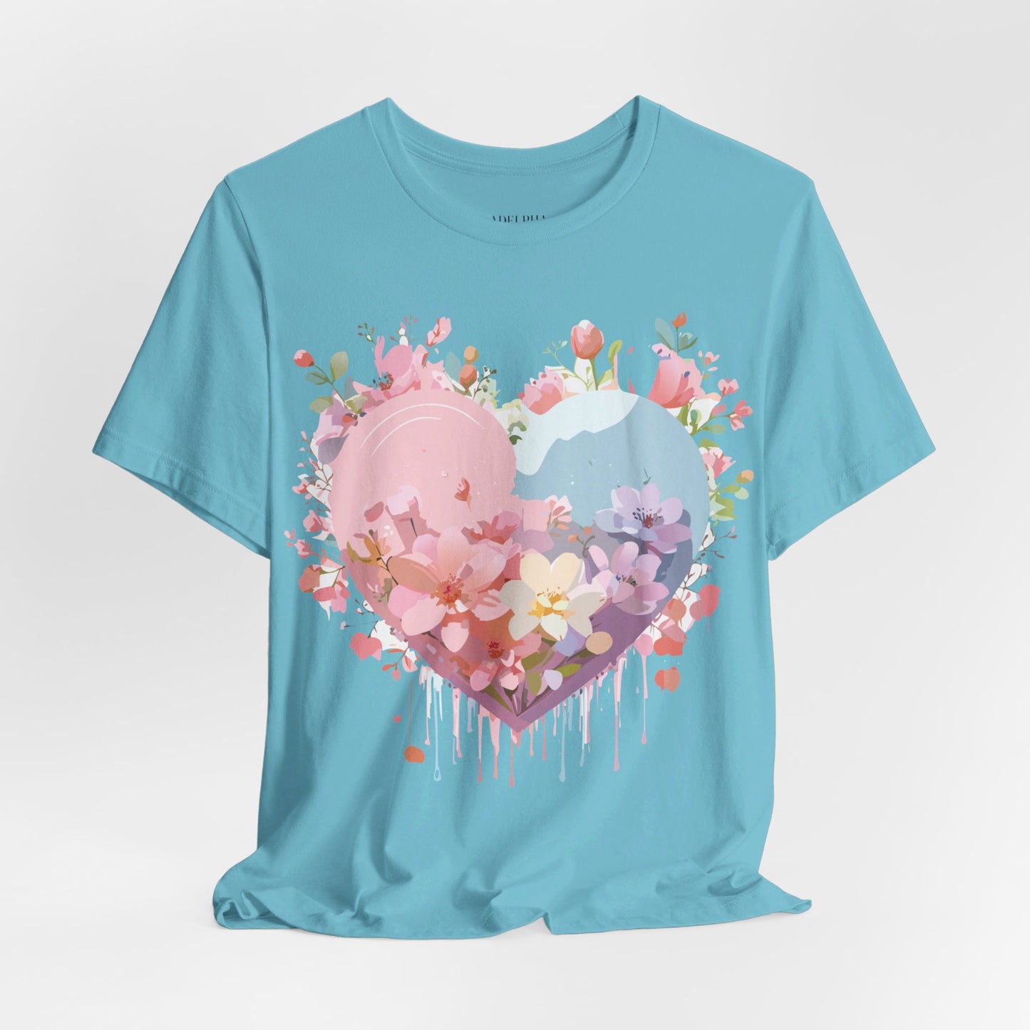 Natural Cotton Tee Shirt - Love story Collection