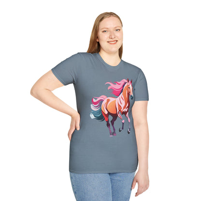 Horse Shirt Gildan Softstyle Tee Unisex 100 Percent Ring Spun Cotton