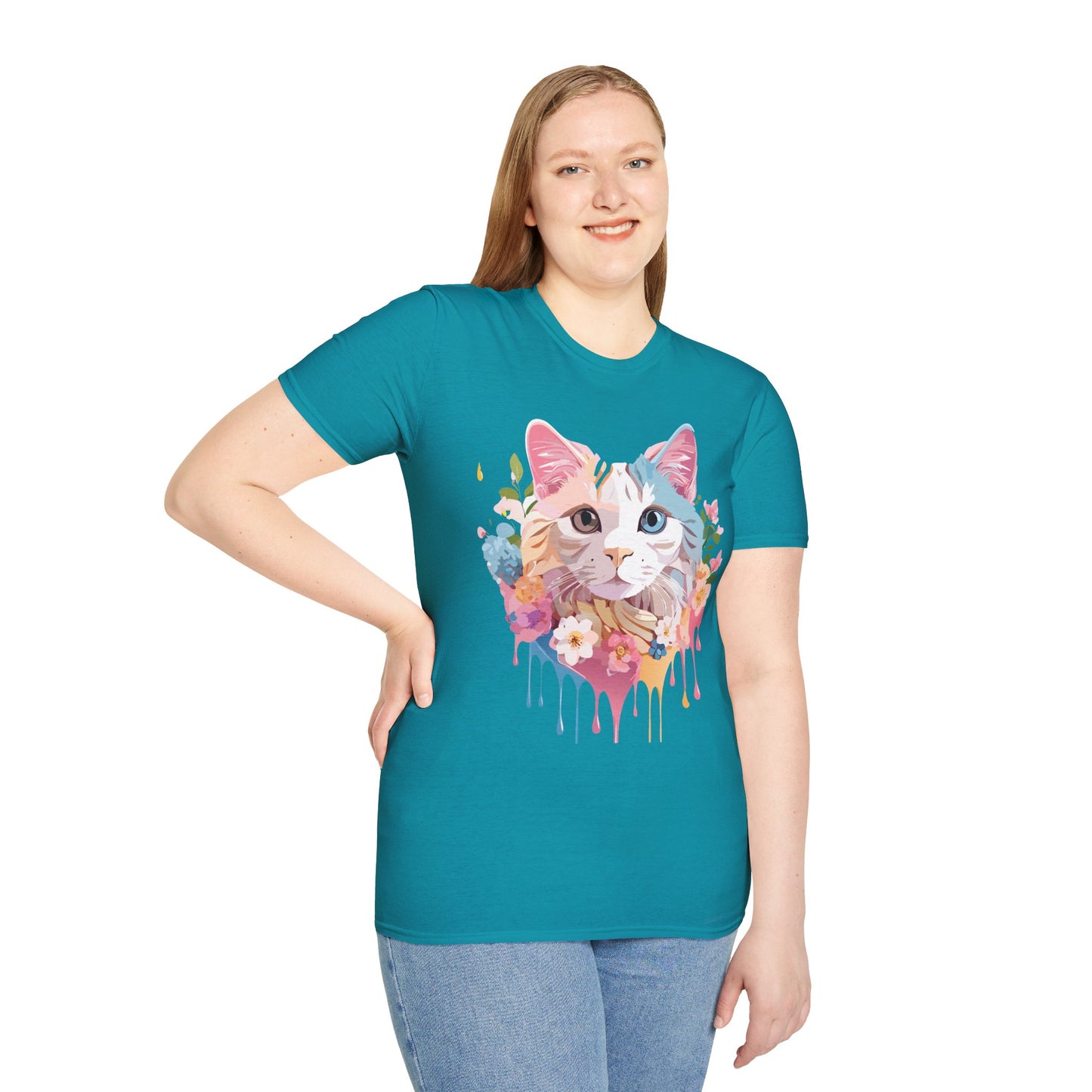 Cat Shirt, Shirt with Cat, Cats Tee, Kitten Tee