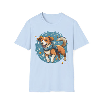 Unisex Dog And Animal Print Shirt Gildan Softstyle 64000 Tee