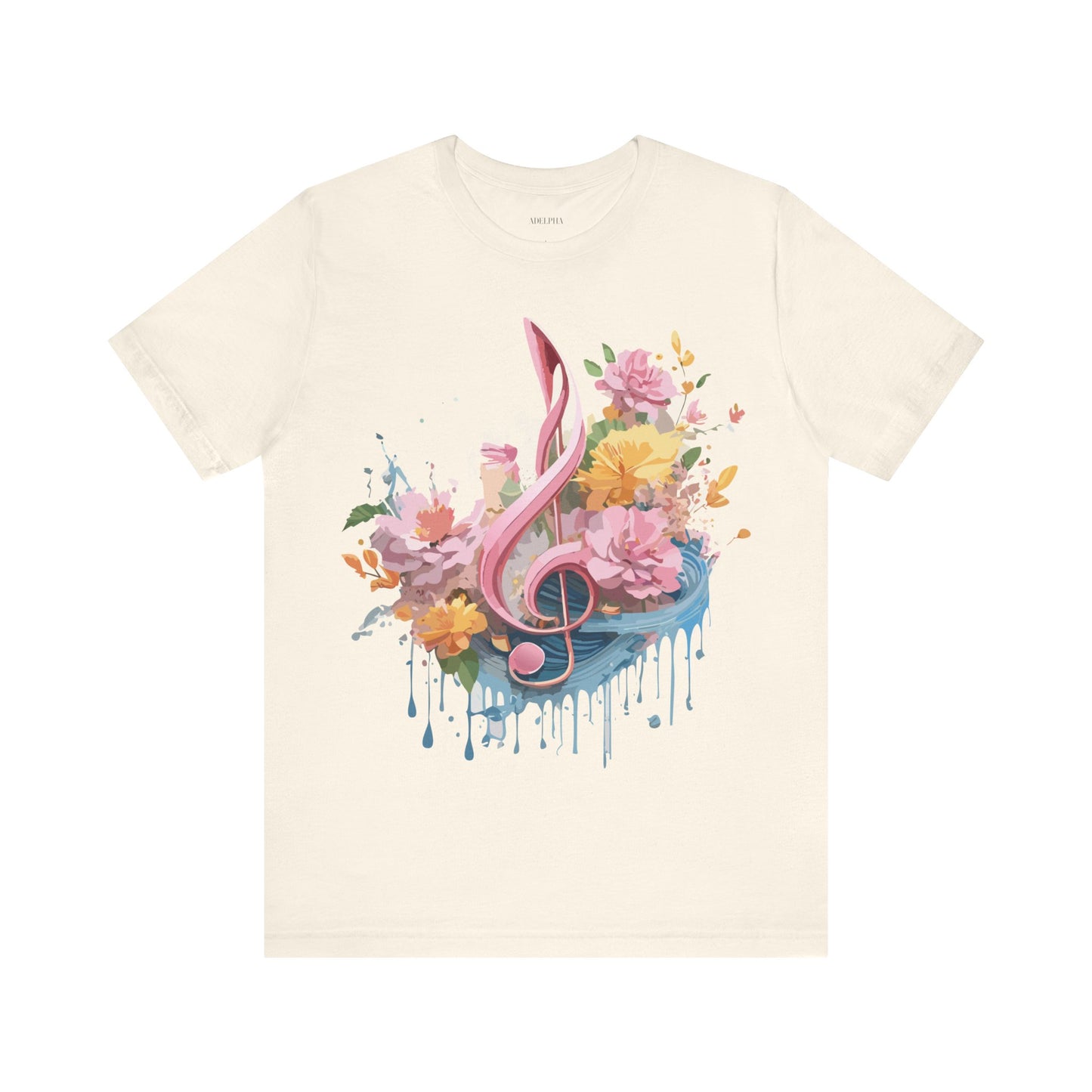 Natural Cotton Tee Shirt - Music collection