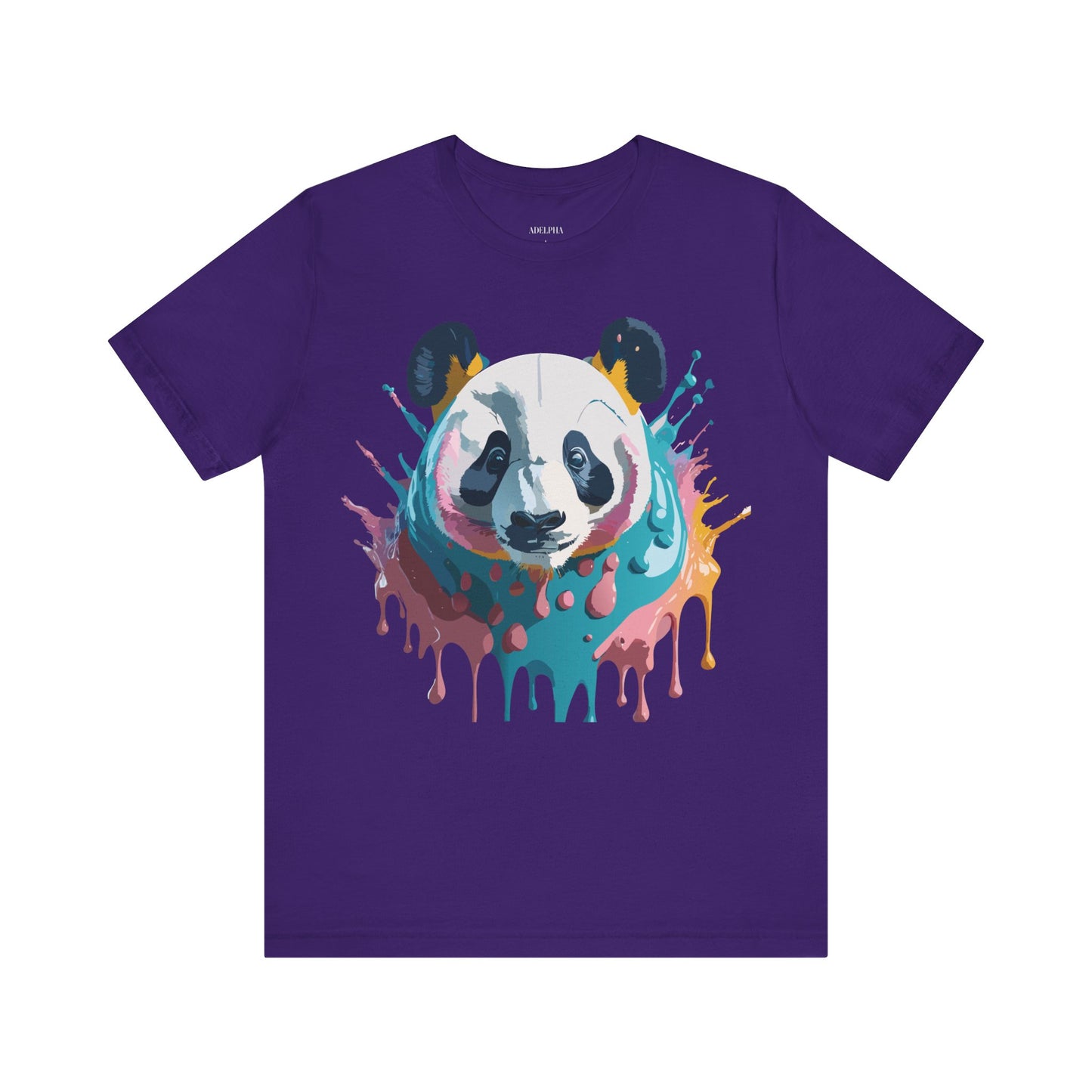 T-Shirt aus natürlicher Baumwolle mit Panda