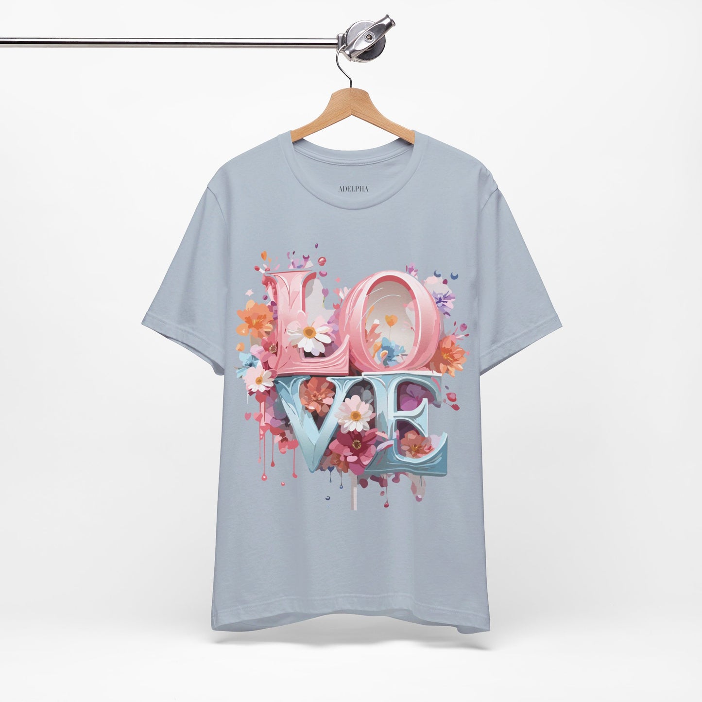 T-Shirt aus natürlicher Baumwolle – Love Story-Kollektion