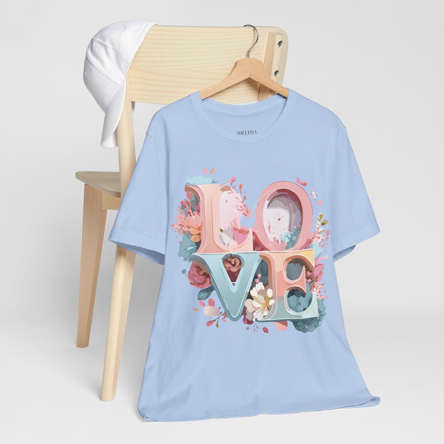 Natural Cotton Tee Shirt - Love story Collection