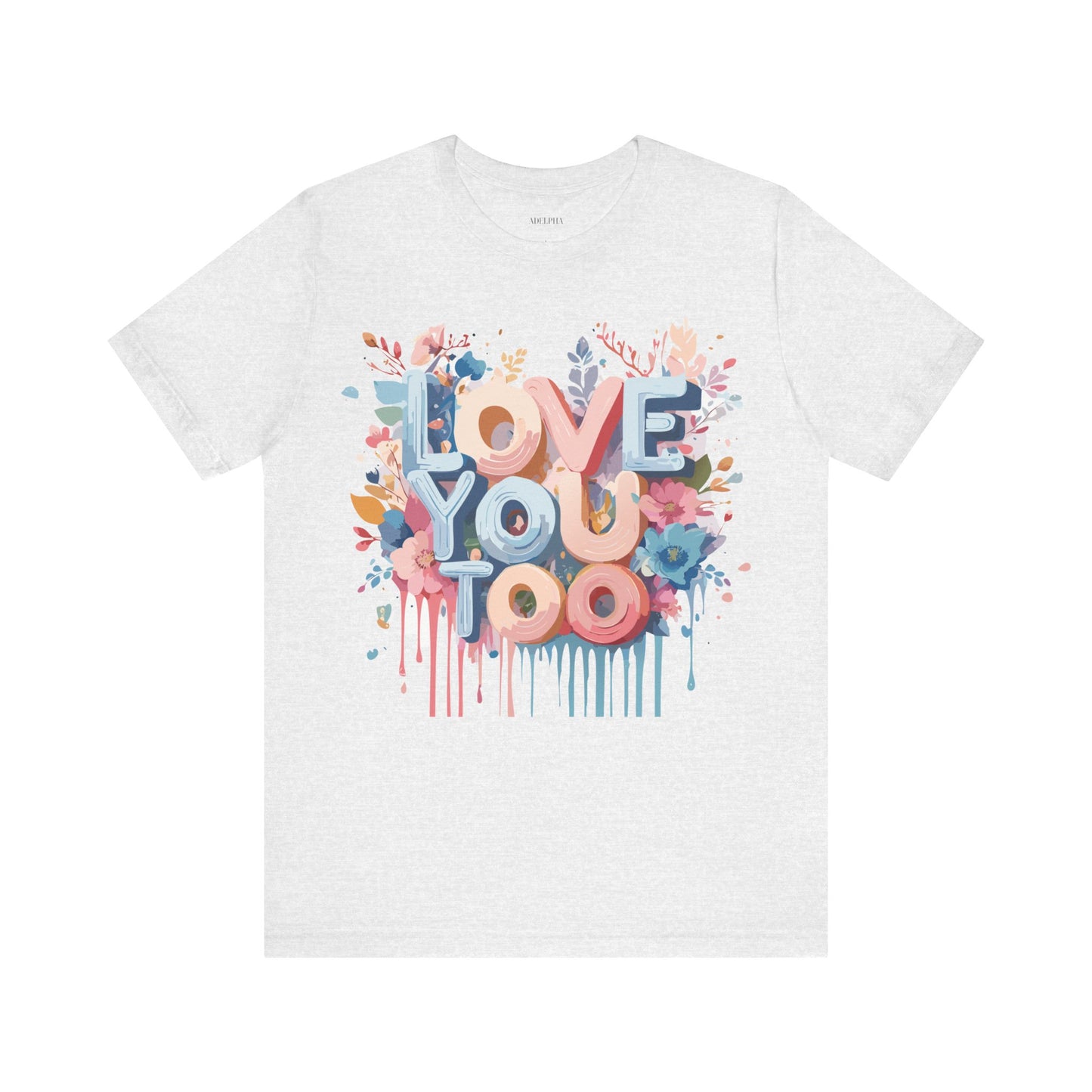 T-Shirt aus natürlicher Baumwolle – Love Story-Kollektion