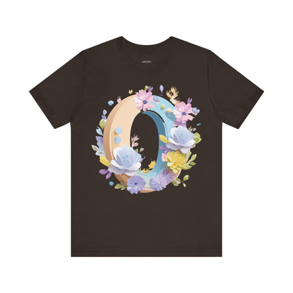 Natural Cotton Tee Shirt - Letters Collection - O Printify