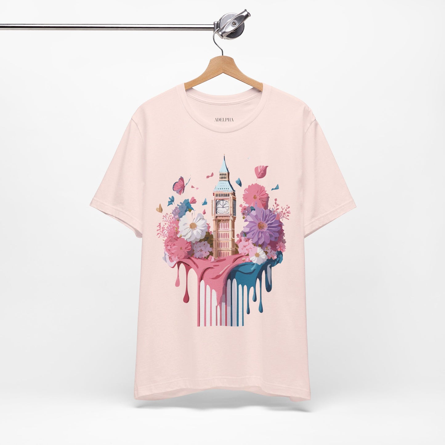 Natural Cotton Tee Shirt - Beautiful Places Collection - London