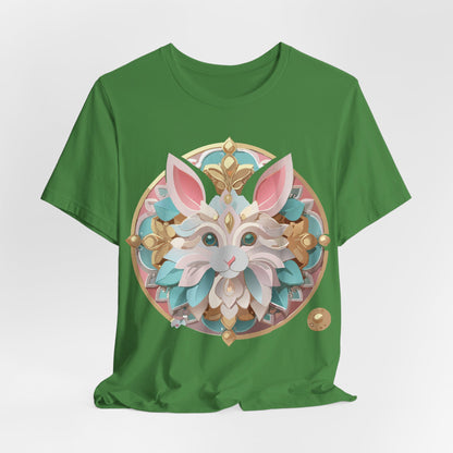 Natural Cotton Tee Shirt - Medallion Collection Printify