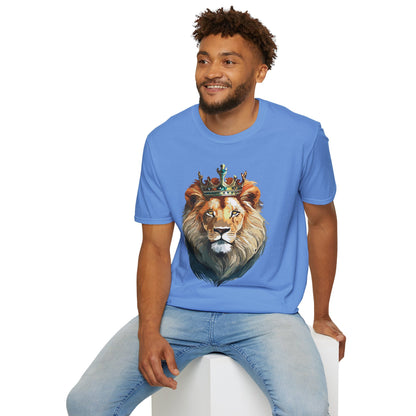 Lion Shirt Unisex Softstyle Tee Gildan 64000 100 Percent Ring Spun Cotton