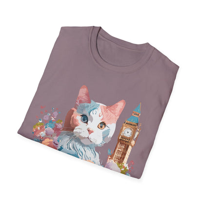 Cat Shirt Unisex Tee Softstyle 64000 Gildan Ring Spun Cotton