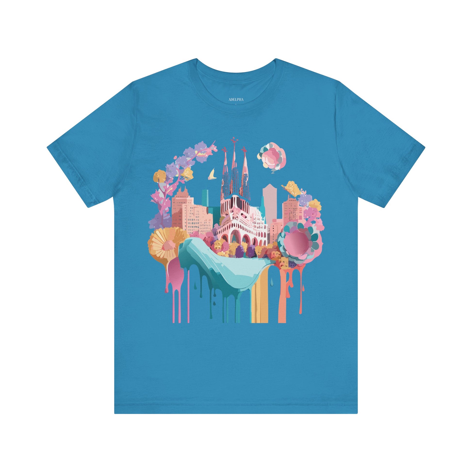 Tourist Shirt, Shirt with Barcelona - ADELPHA