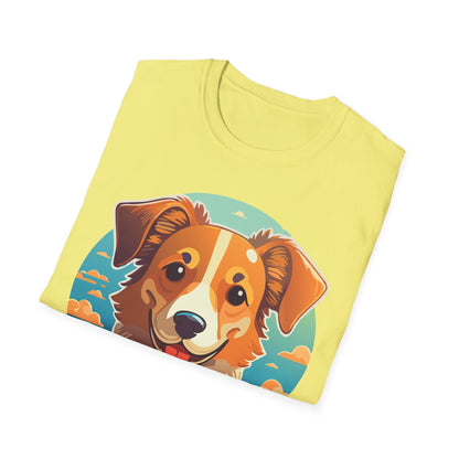 Dog Shirt Unisex Animal Tee One Hundred Percent Cotton Softstyle Gildan 64000