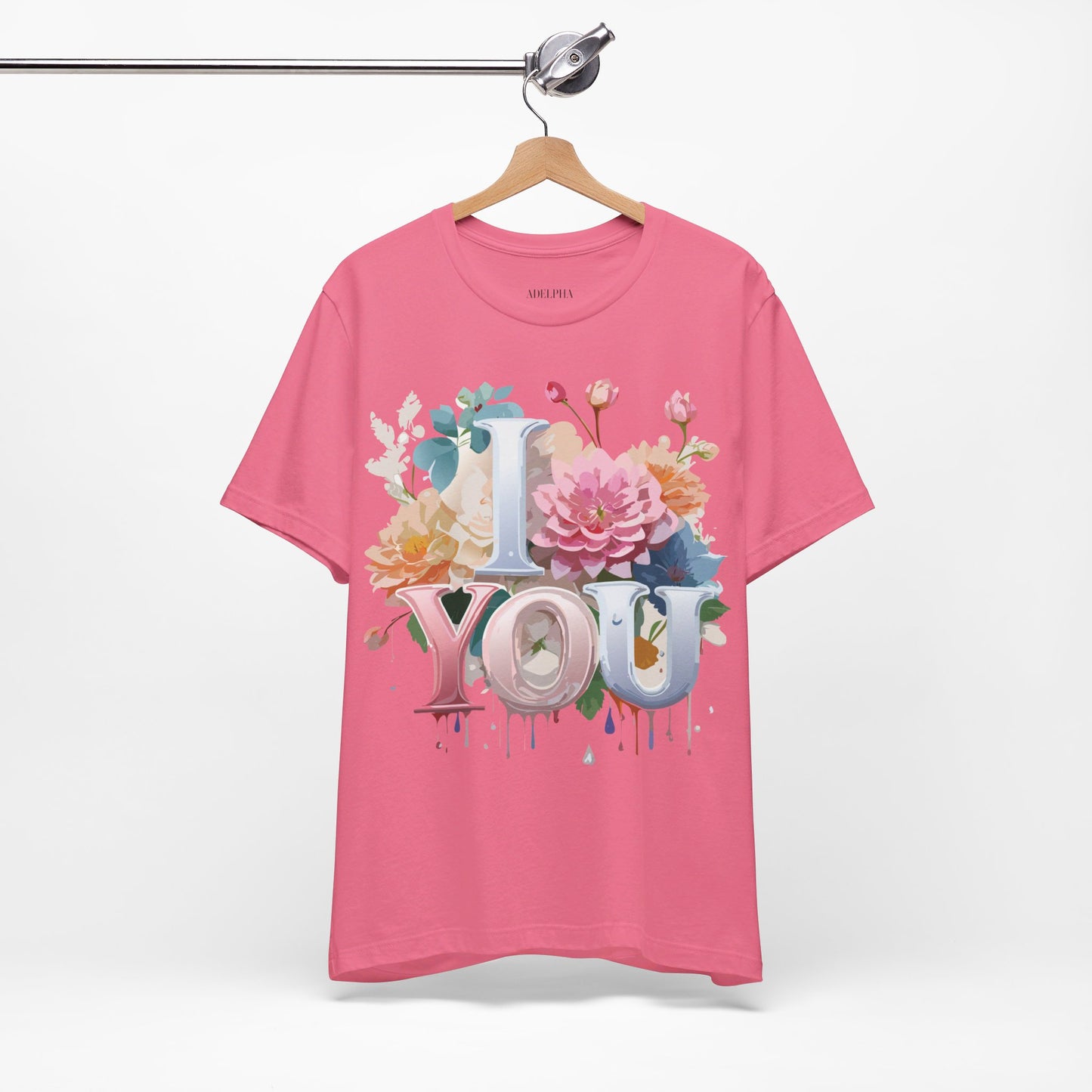 T-Shirt aus natürlicher Baumwolle – Love Story-Kollektion