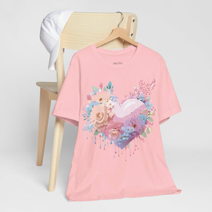 Natural Cotton Tee Shirt - Love story Collection Printify