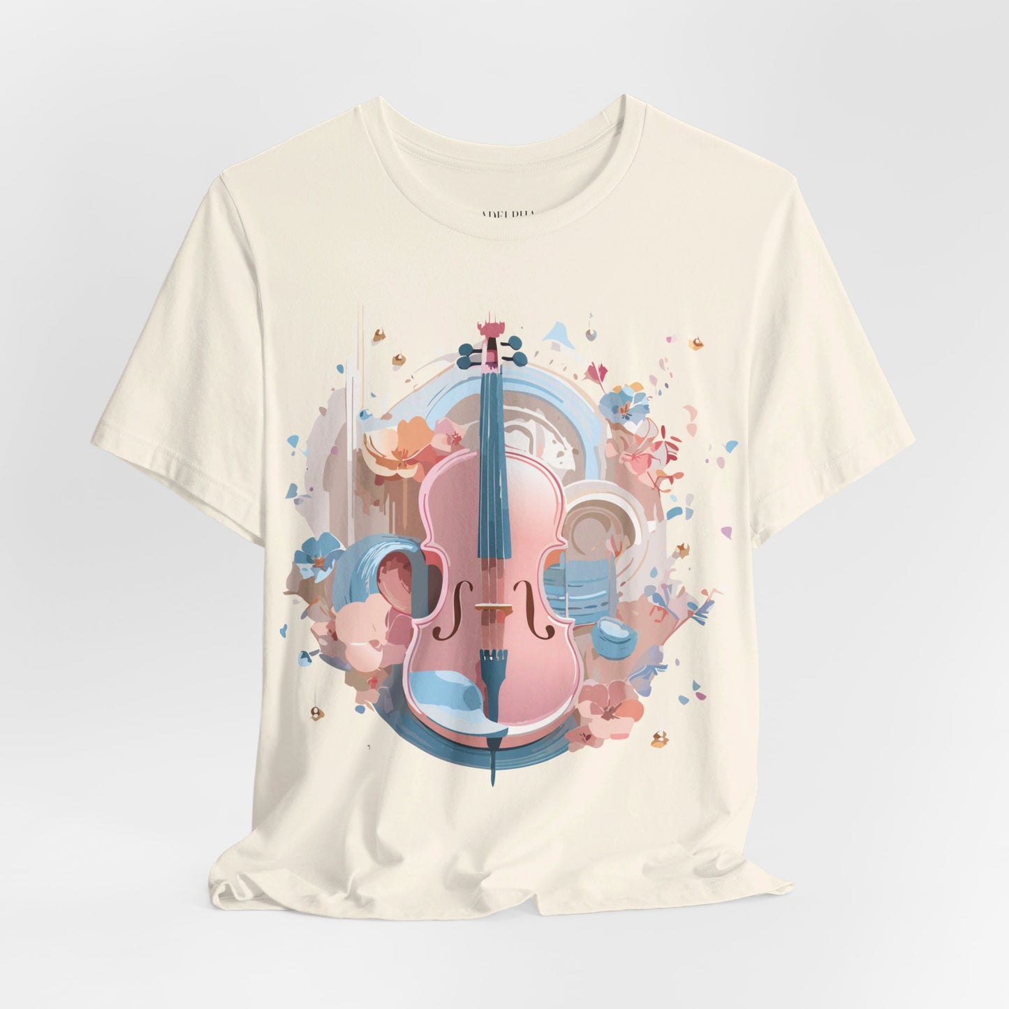 T-Shirt aus natürlicher Baumwolle – Musikkollektion