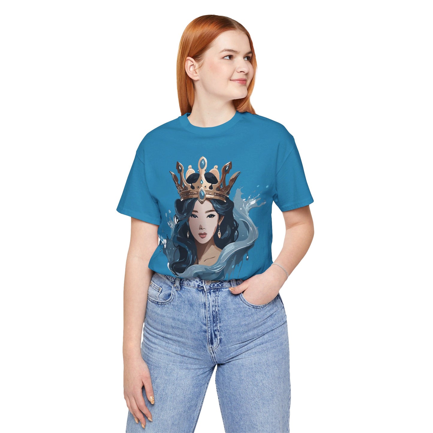 T-Shirt aus natürlicher Baumwolle – Queen Collection