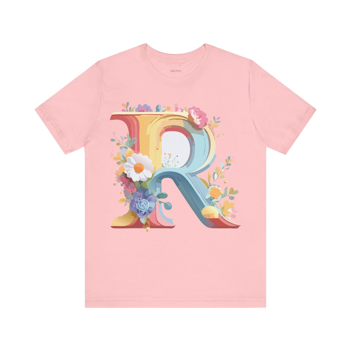 T-shirt en coton naturel - Collection Lettres - R