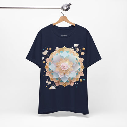 Natural Cotton Tee Shirt - Medallion Collection Printify