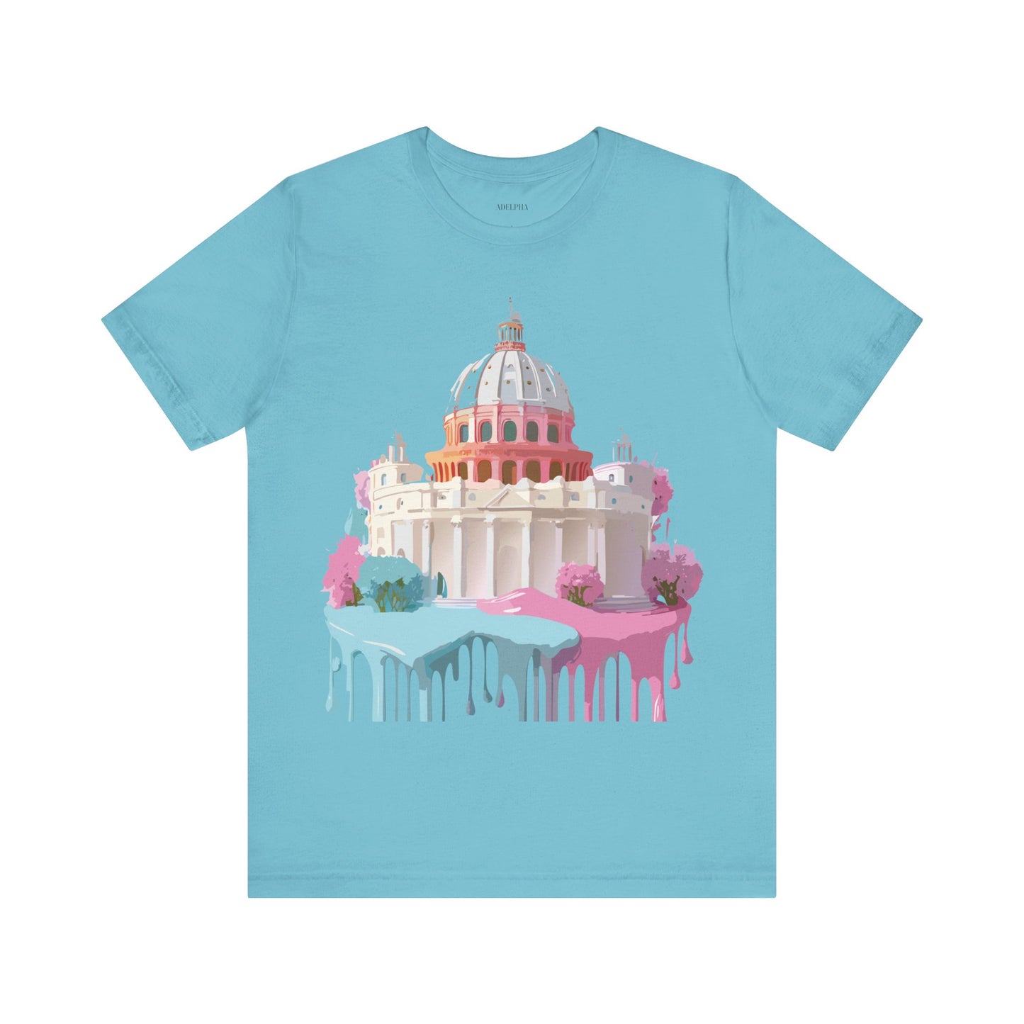 Natural Cotton Tee Shirt - Beautiful Places Collection - Rome