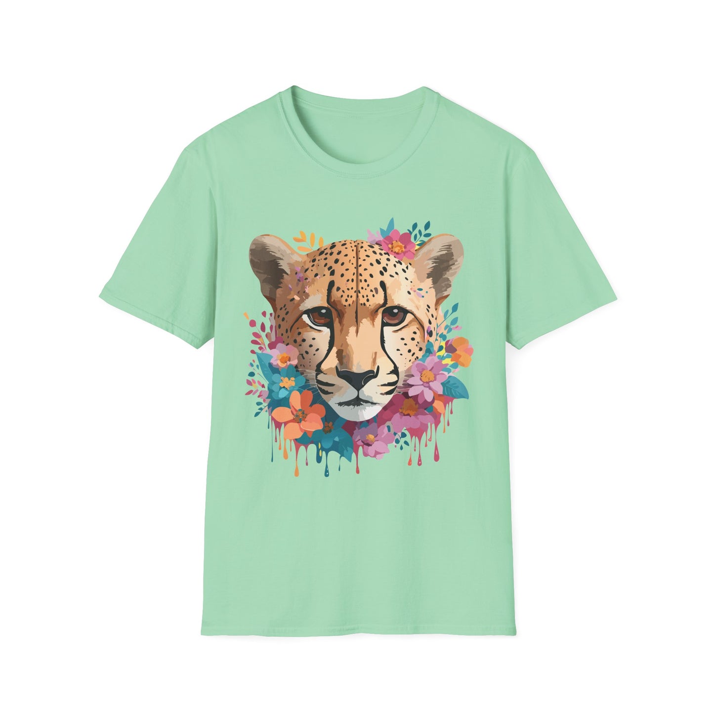 Cheetah Shirt, Shirt with Cheetah, Cheetah Tee, Shirt with Animals