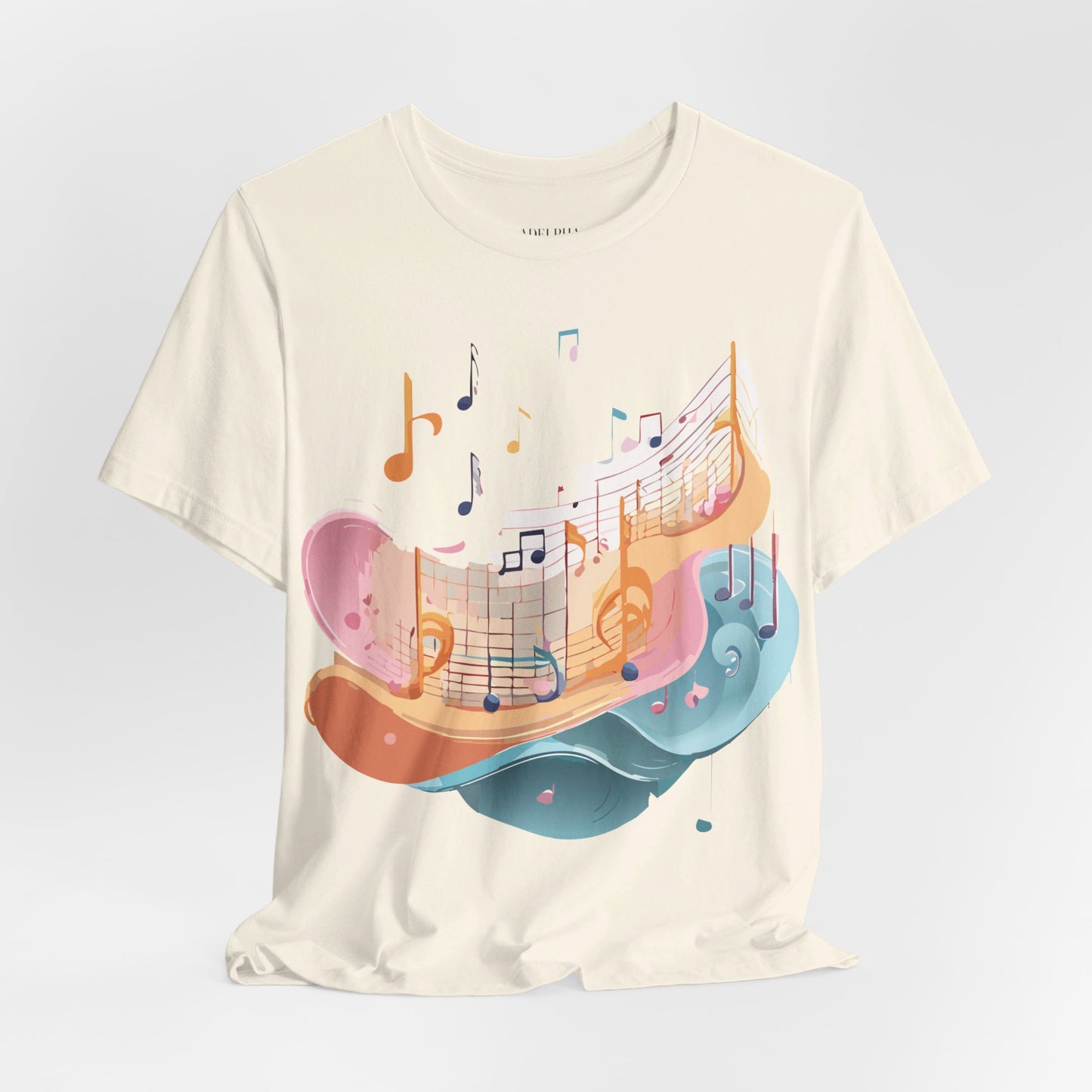 T-shirt en coton naturel - Collection Musique