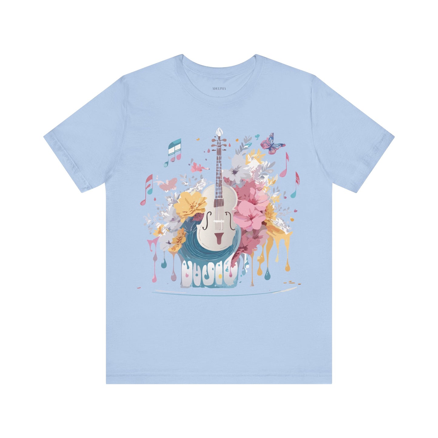 Natural Cotton Tee Shirt - Music collection